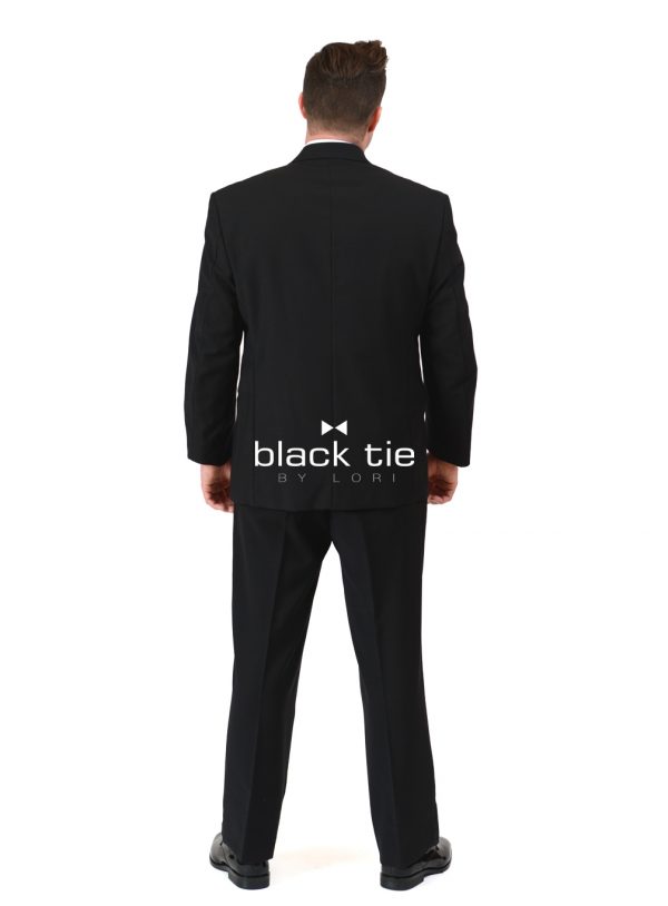 "Maddox" Black Notch Lapel Tuxedo - Image 4